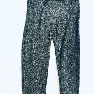 No Boundaries Glittery Black Leggings Juniors L 11/13 NWT